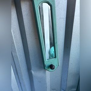 Teal mirror